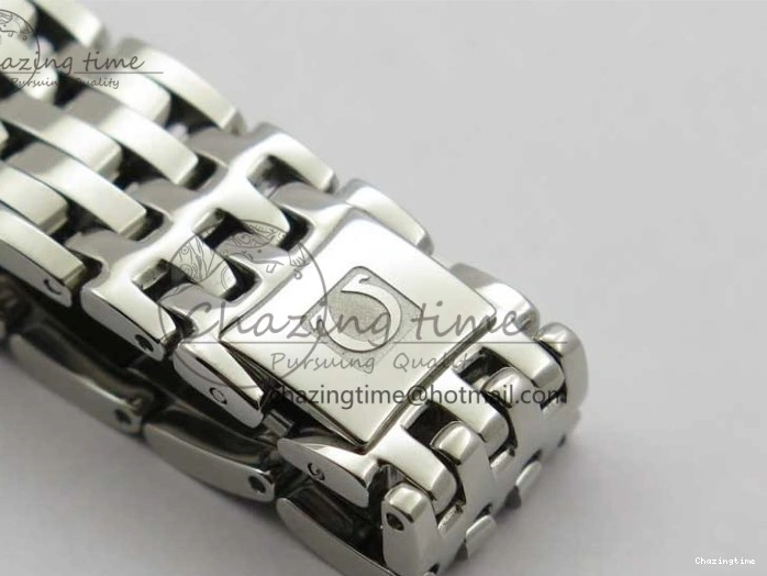 0425 De Ville Prestige Quartz 27.4 mm SS ZF 1:1 Best Edition White Dial on SS Bracelet Jap Quartz Practical 7905